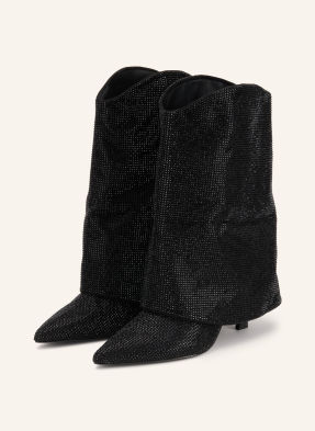 Kurt Geiger Kotníkové Boty Annabel S Ozdobnými Kamínky černá