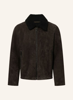 Strellson Lederjacke braun