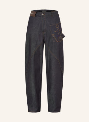 Jw Anderson Džíny Twisted Workwear Regular Fit 870 indigo