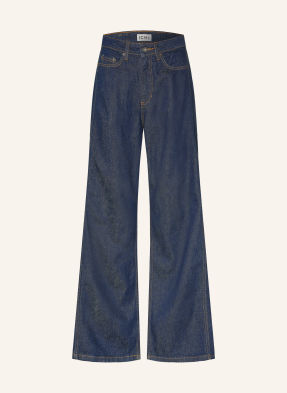 Ichi Široké Džíny Ihblich 900000209 denim authentic blue