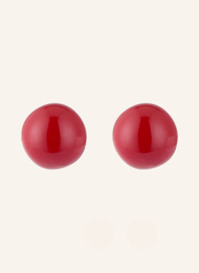 Lulu Copenhagen Náušnice Color Ball červená / zlatá