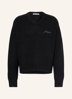 Acne Studios Svetry Z Velbloudí Srsti černá