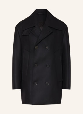 Acne Studios Caban Kabát černá