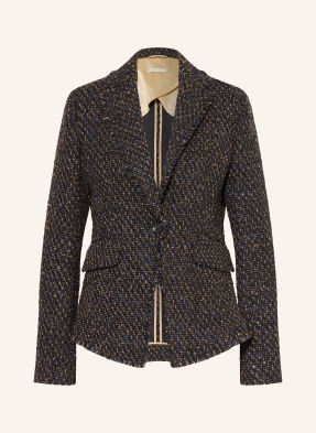 Lilienfels Bouclé-Blazer blau