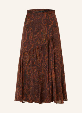Etro Seidenrock rot