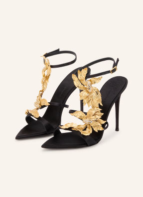 Giuseppe Zanotti Design Slingpumps Incanto S Ozdobnými Kamínky černá / zlatá