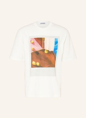 Jil Sander Tričko bílá / růžová / modrá