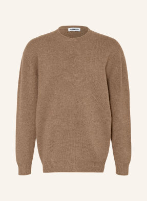 Jil Sander Oversized Svetr S Kašmírem hnědá