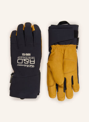 Peak Performance Lyžařské Rukavice 40y R&D Gore-Tex černá / tmavě žlutá