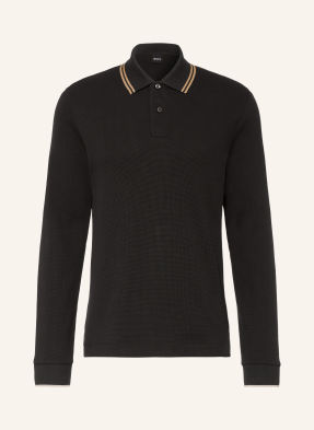 Boss Piqué-Poloshirt Pittman schwarz