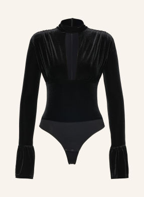Undress Code String Body Noir Whisper S Výřezem černá