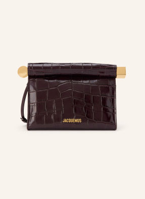 Jacquemus Clutch Le Sac Rond Carre rot