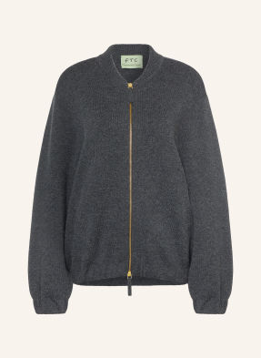 Ftc Cashmere Pletený Svetr tmavě šedá