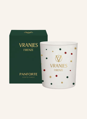 Dr. Vranjes Vonná Svíčka Panforte bílá / zlatá / tmavě zelená