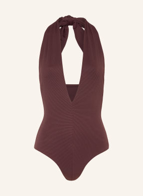 Mymarini Neckholder Plavky tmavě hnědá