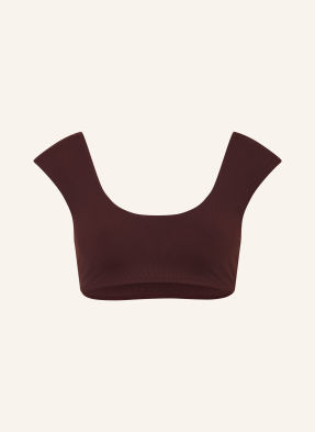 Mymarini Bustier Horní Díl Bikin Shoulder Top Apparel tmavě hnědá