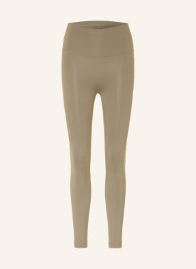 Lululemon Legíny Wunder Train No Line Hr Tight 25in khaki