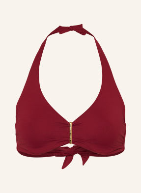 Melissa Odabash Neckholder Horní Díl Bikin Provence tmavě červená