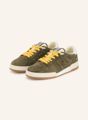 Fendi Sneakersy Match khaki / krémová