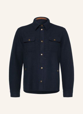 Frauenschuh Overshirt Valentin Z Merino Vlny tmavě modrá
