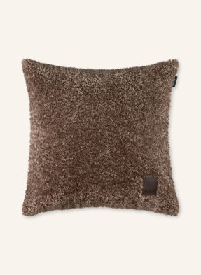 Joop! Dekokissenhülle J!Curly Mit Teddyfell braun