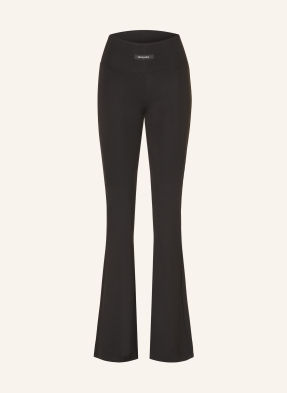 Black Palms Bootcut Kalhoty Fyna černá