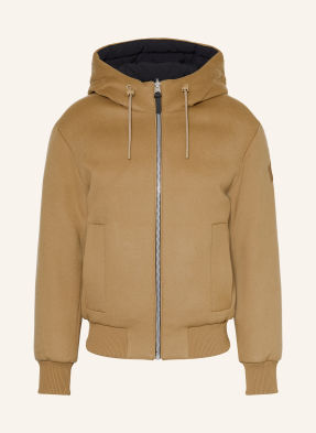 Mackage Obratný Péřový Bluzon Niko béžová / černá