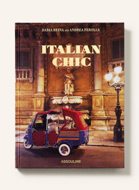 Assouline Kniha Italian Chic hnědá / zlatá / tmavě červená