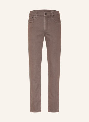 Faherty Kalhoty Terry Tailored Fit tmavě hnědá