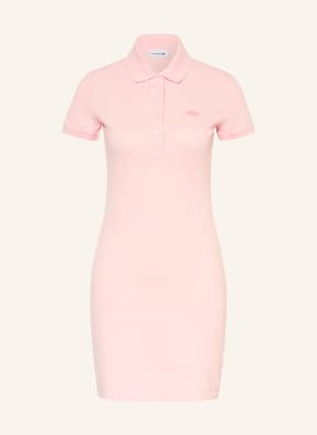 Lacoste Piqué-Polokleid rosa