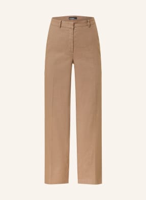 Cambio Marlenehose Mira Mit Leinen braun