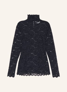 Neo Noir Longsleeve Liza Aus Spitze blau