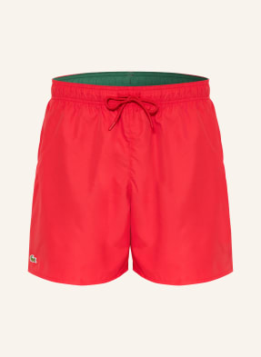 Lacoste Badeshorts rot