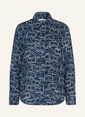 Tommy Hilfiger Hemdbluse Aus Leinen blau