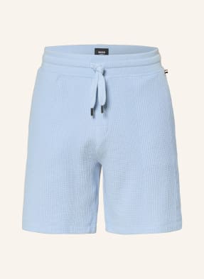 Boss Schlafshorts Structure blau