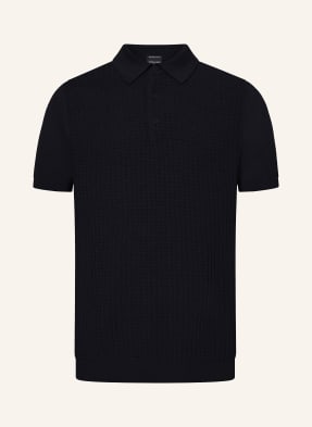 Strellson Strick-Poloshirt Adrian blau