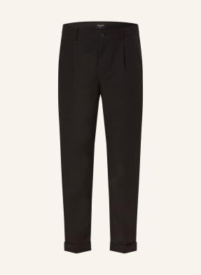 Strellson Chino Kalhoty Louis-W Relaxed Fit černá