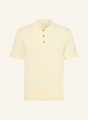 Calvin Klein Strick-Poloshirt gelb