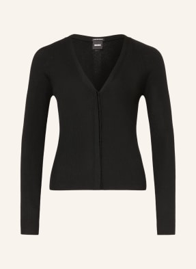 Boss Strickjacke Friva schwarz