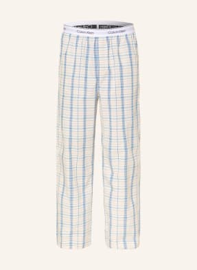 Calvin Klein Schlafhose Cotton Poplin weiss