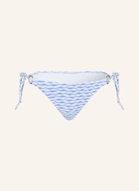 Heidi Klein Trojúhelníkové Bikiny Tinos tmavě modrá / bílá