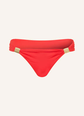 Heidi Klein Základní Bikiny Petalia červená / zlatá