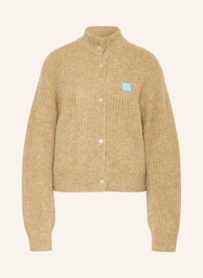 American Vintage Strickjacke East Mit Alpaka braun