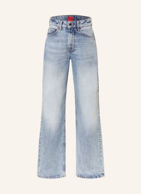 Hugo Wide Leg Jeans blau