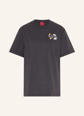 Hugo Tričko Vintage Tee černá