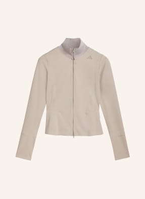 Adidas Tréninková Bunda světle hnědá