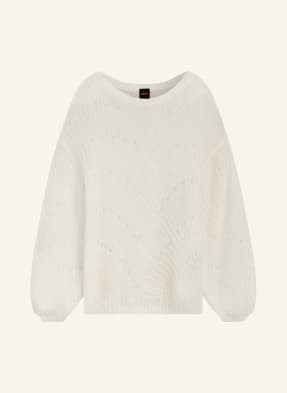 Boss Pullover Ferignon weiss
