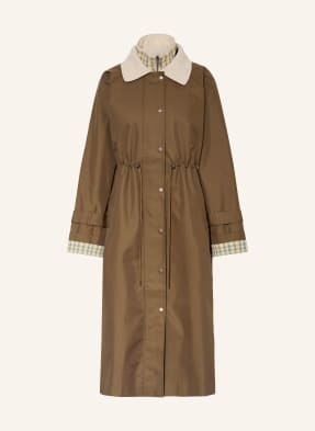 Y.A.S. Parka S Odnímatelnou Kapucí hnědá / béžová