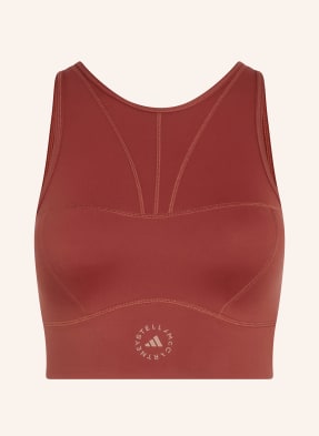 Adidas By Stella Mccartney Krátký Top Adidas By Stella Mccartney hnědá