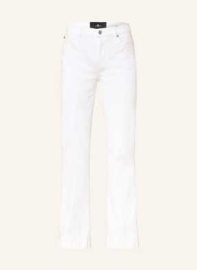 7 For All Mankind Zvonové Džíny Dojo Tailorless smw white